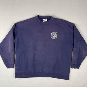 VTG Dearborn Heights Fire Department Sweatshirt Mens 2XL Lieutenant Heavy Fading